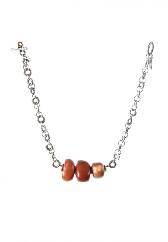Holly Masterson Ancient Carnelian Beads Necklace