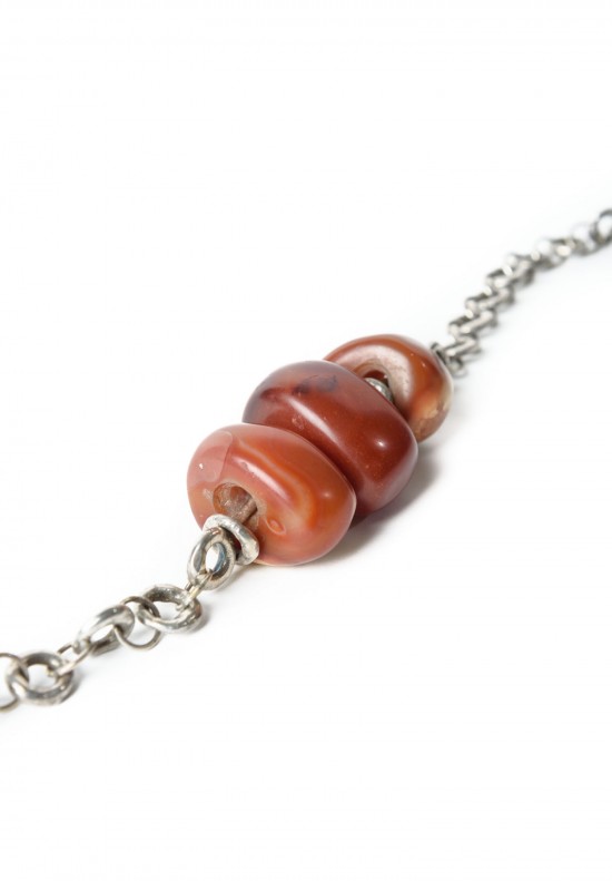 Holly Masterson Ancient Carnelian Beads Necklace