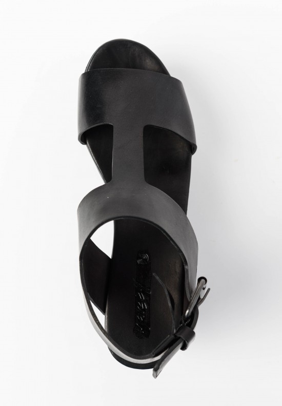 Marsèll Platform Wedge Sandal in Black	