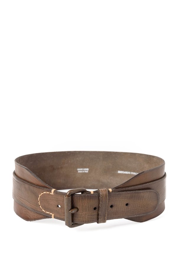 Riccardo Forconi Double Layer Belt in Bronze	