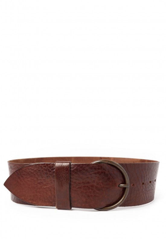 Riccardo Forconi Wide Belt in Brown	