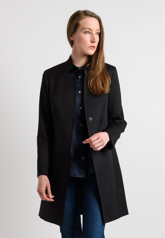 Pauw Cotton Long Jacket in Black	