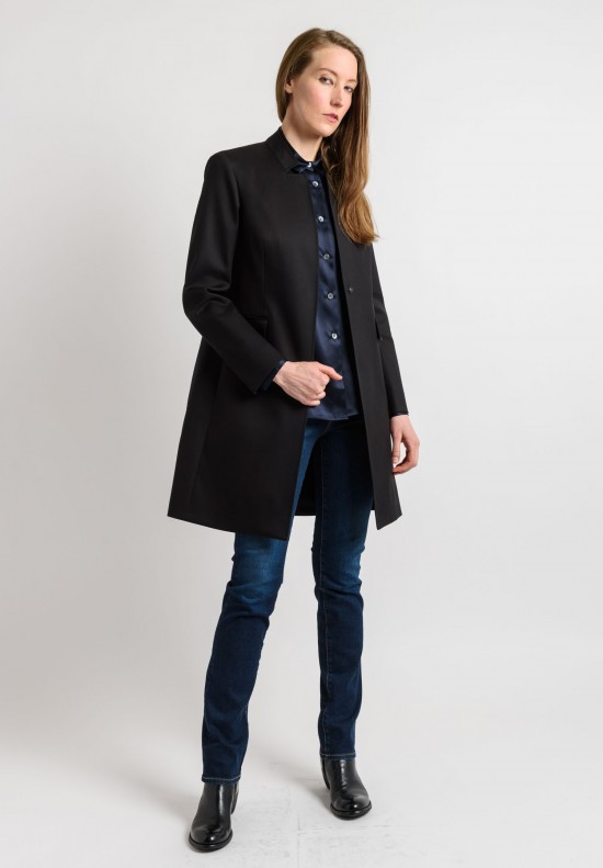 Pauw Cotton Long Jacket in Black	