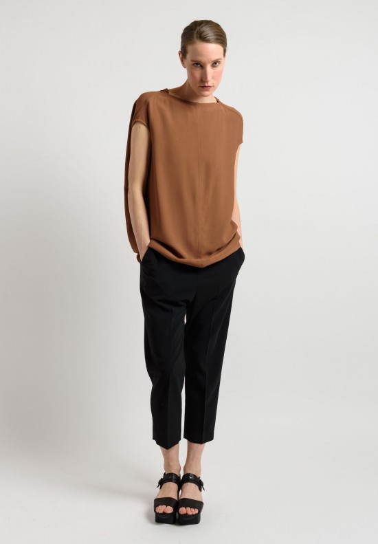Rick Owens Oversized Top in Henna	