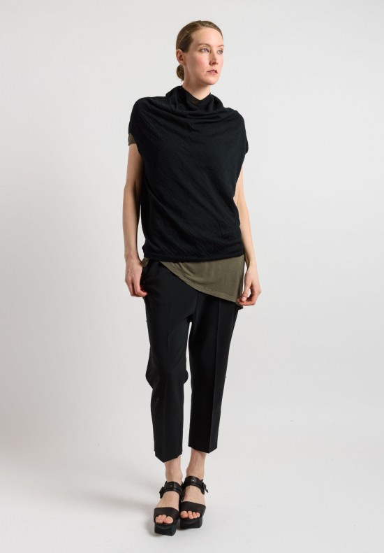 Rick Owens Cashmere Top in Black	
