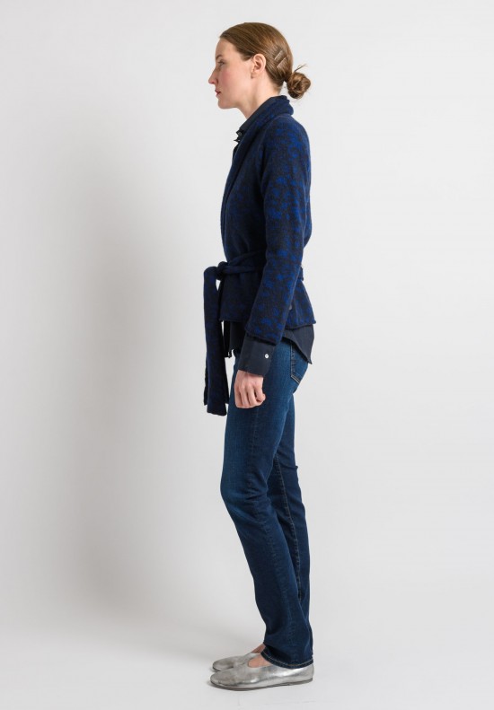 Lainey Cashmere Cardigan in Navy	