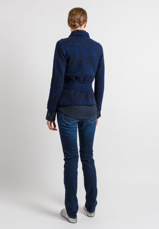 Lainey Cashmere Cardigan in Navy	