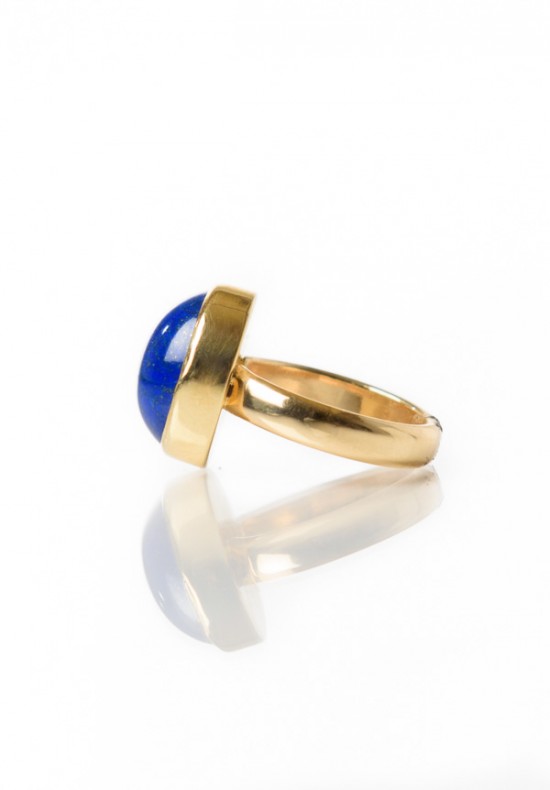 Greig Porter 18K Gold & Lapis Ring	