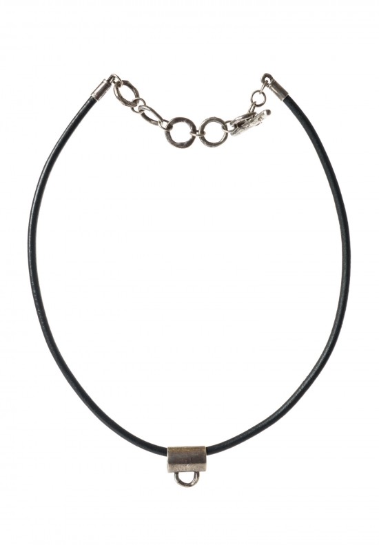 Holly Masterson Long Adjustable Leather & Bail Necklace	