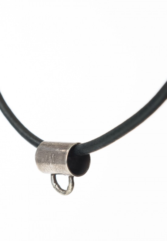 Holly Masterson Long Adjustable Leather & Bail Necklace	