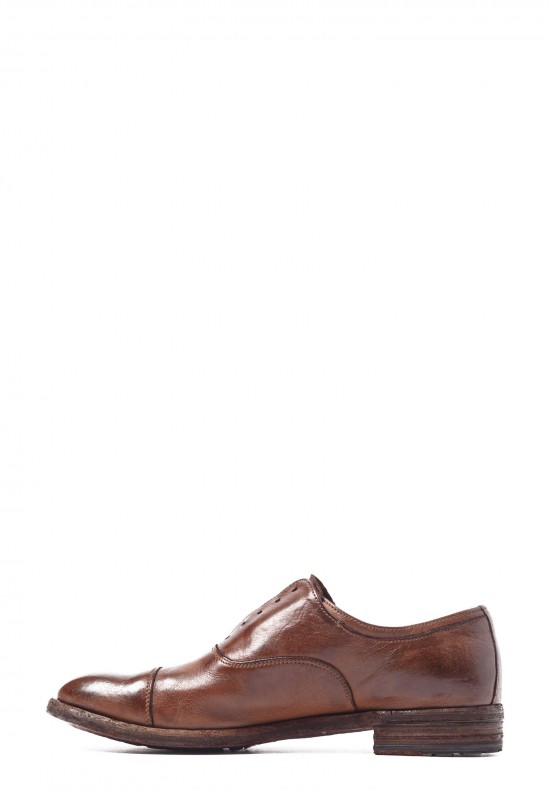 Officine Creative Oxfords with Cap-Toe in Tobacco	
