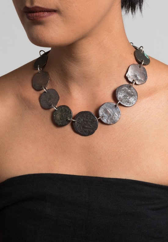 Holly Masterson Large Ancient Roman Coin Necklace