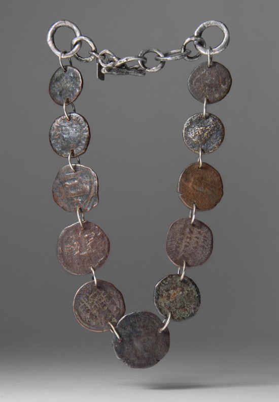 Holly Masterson Large Ancient Roman Coin Necklace