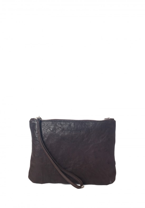 Massimo Palomba Lily Washed Leather Bag in Midnight	