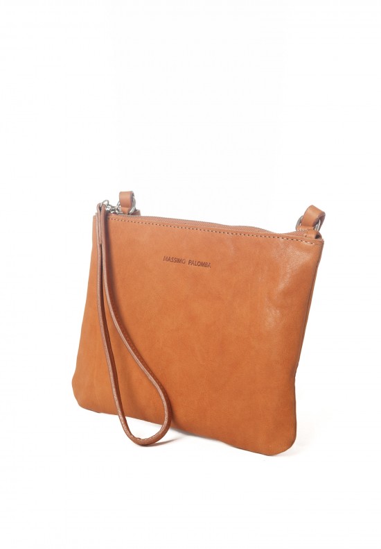 Massimo Palomba Lily Washed Leather Bag in Cuoio	