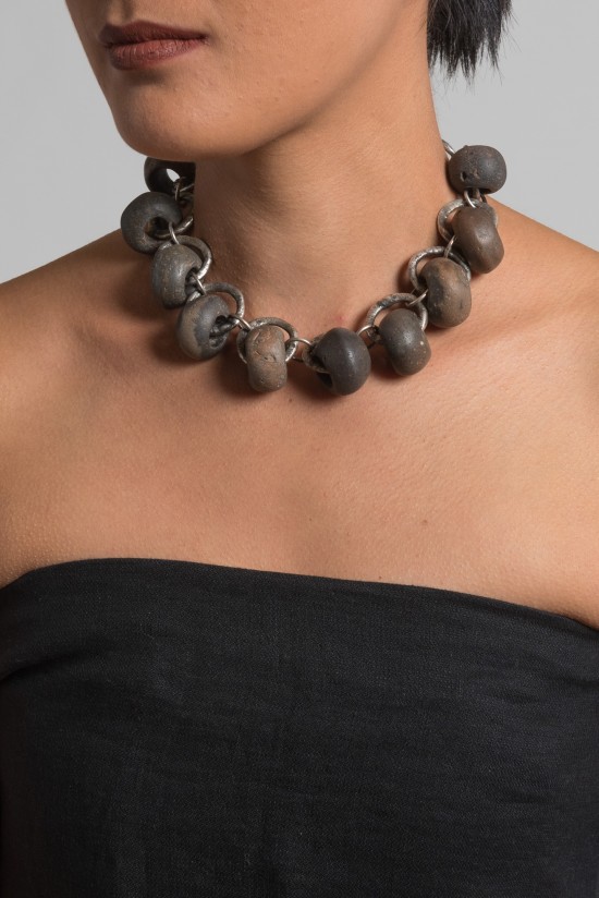 Holly Masterson Ancient River Bead Necklace	