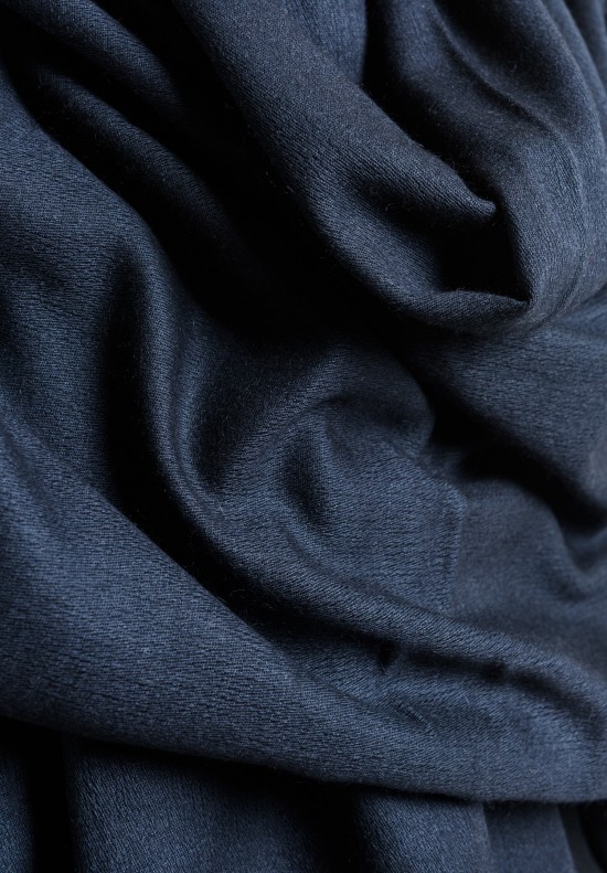 Denis Colomb Solid Color Throw in Dark Charcoal	