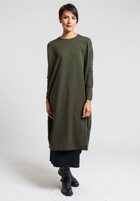 Labo.Art Abito Peggy Jersey Dress in Wood	
