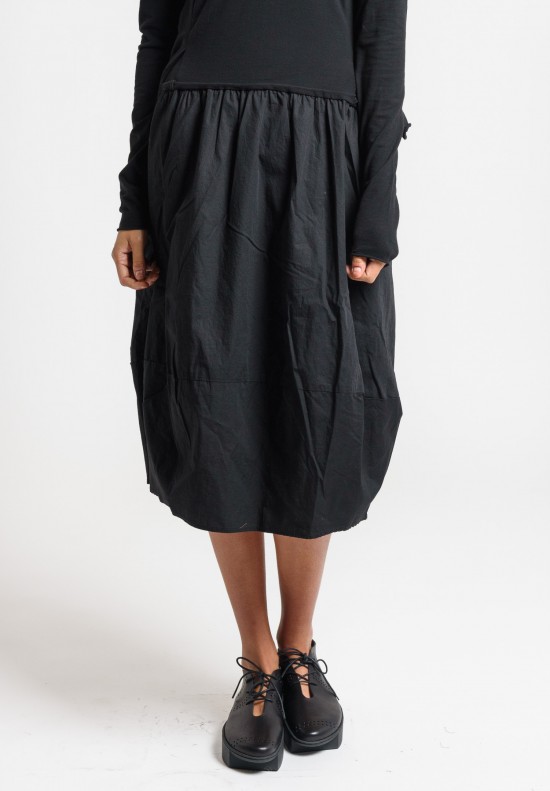 Rundholz Black Label Attached Skirt Dress in Black	