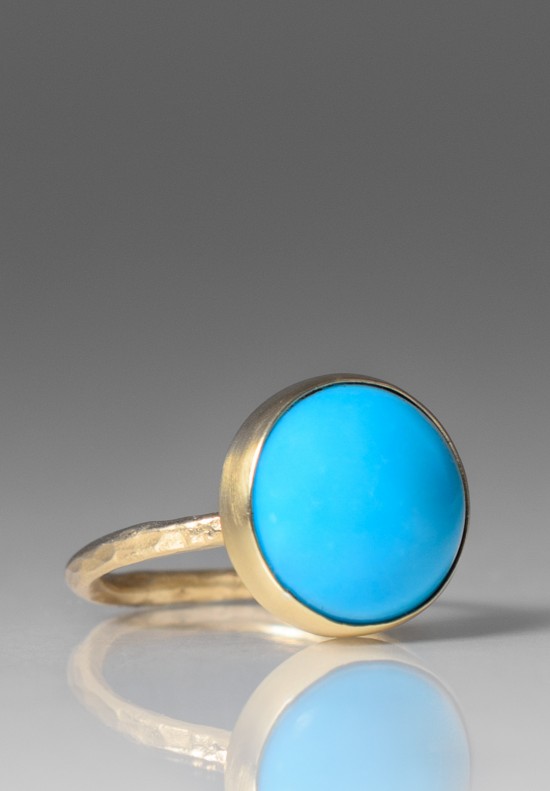 Greig Porter Circular Sleeping Beauty Turquoise Ring	