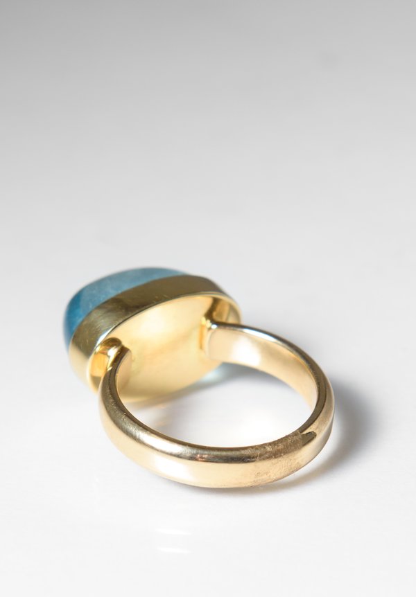 Greig Porter Oval Aquamarine Ring	