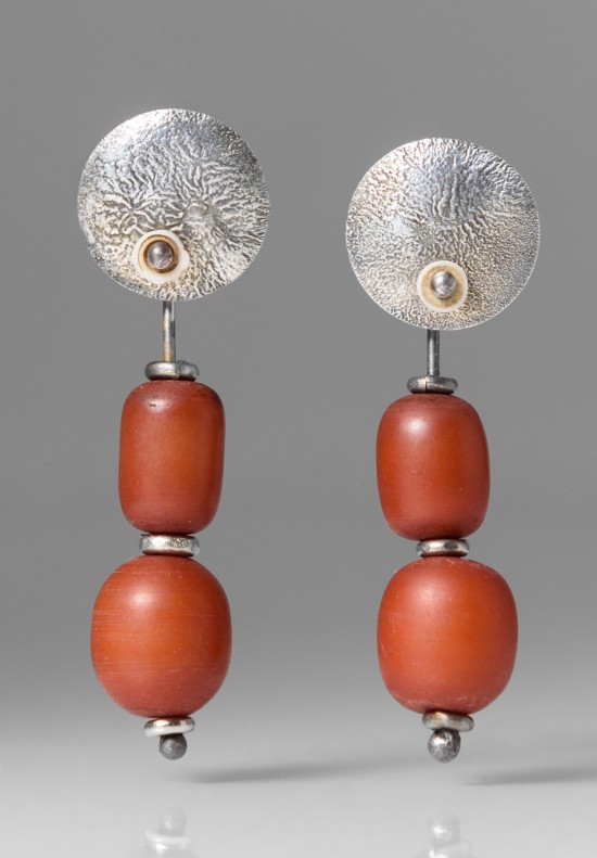 Holly Masterson Russet African Amber Earrings