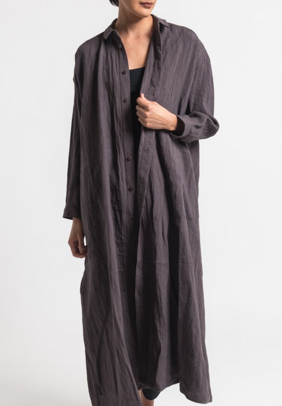Toogood Ramie/Linen Draughtsman Dress in Slate	