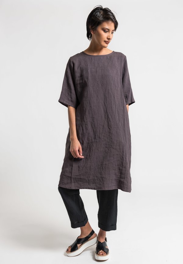 Toogood Ramie/Linen Printer Tunic in Slate	