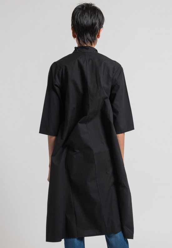 Labo.Art Abito Aralia Dora Cotton Dress in Black	