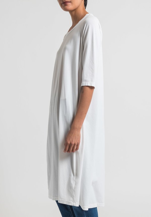 Labo.Art Abito Coro Opera Cotton Dress in White	