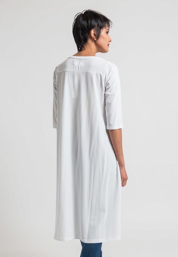 Labo.Art Abito Coro Opera Cotton Dress in White	