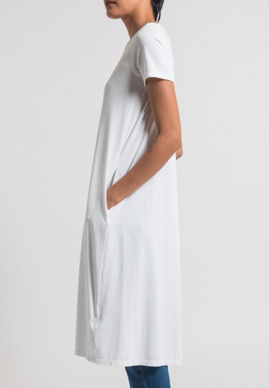 Labo.Art Abito Lucio Opera Cotton Dress in White	