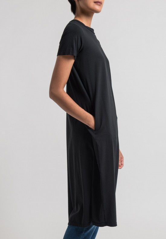 Labo.Art Abito Lucio Opera Cotton Dress in Black	