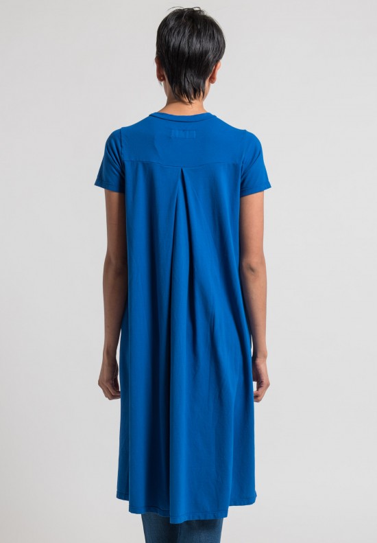 Labo.Art Abito Lucio Opera Cotton Dress in Royal Blue	