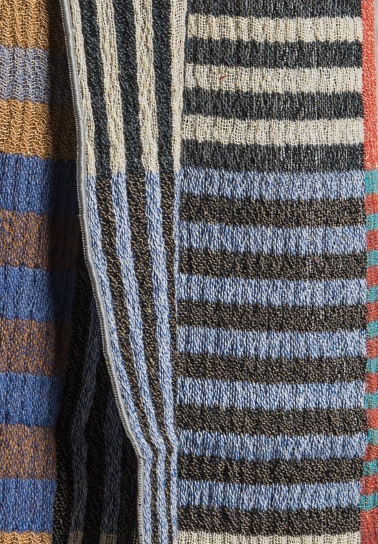 Nuno Wool Color Plates Half-Size Scarf in Multi	