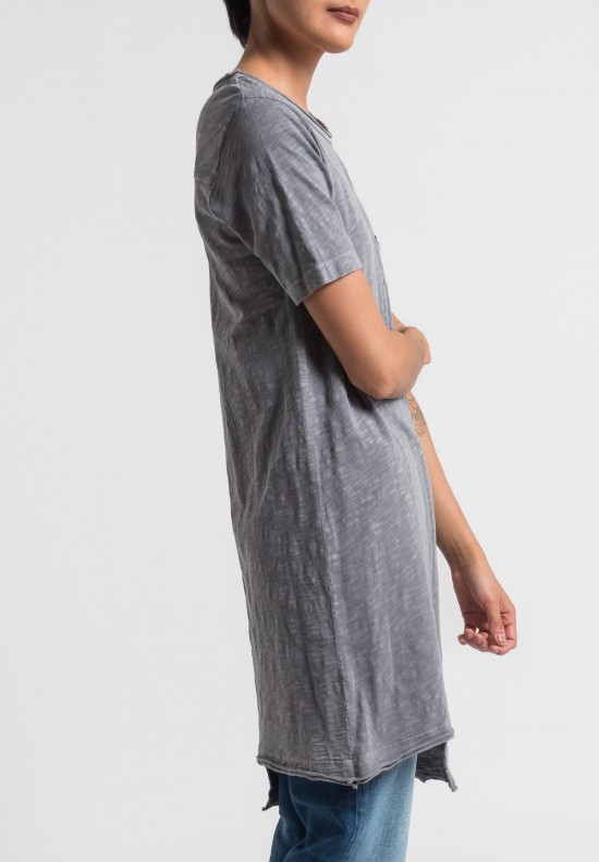 Wilt Shifted Pocket Tee Tunic in Volcano	