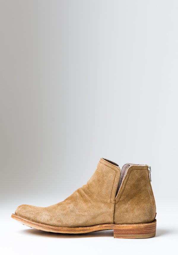 Officine Creative Suede Legrand Ankle Boot in Softy Sigaro