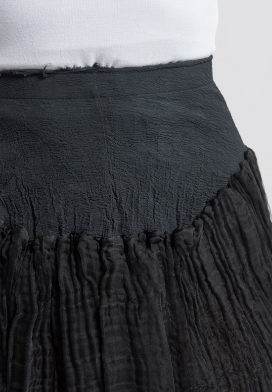 Marc Le Bihan Layered Tulle Skirt in Black	