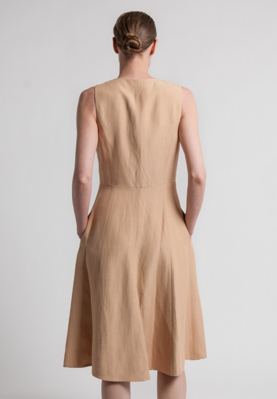 Ralph Lauren Sleeveless Elora Dress in Sand	