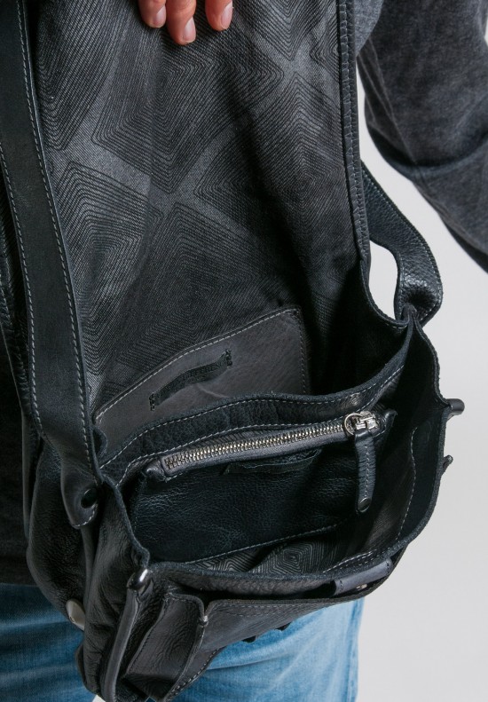 Vive La Difference Swing Calf Cross-Body Bag in Black	