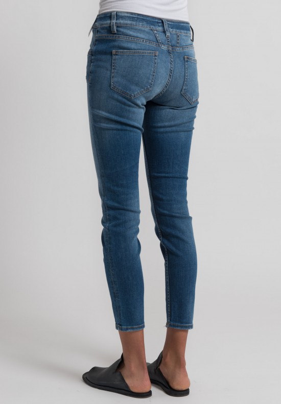 Closed Baker Cropped Narrow Jeans in Summer Mid Blue	