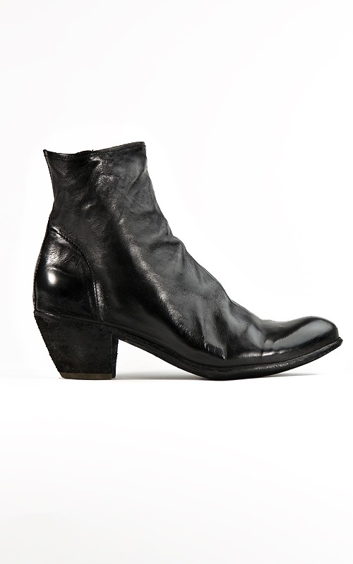 Officine Creative Classic Side Zip Boots in Black