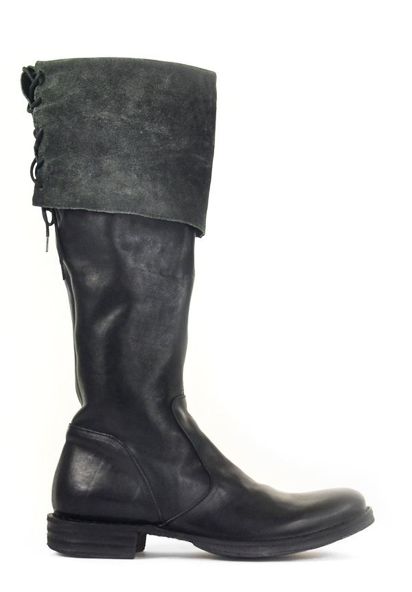 Fiorentini and Baker Tall Leather Boot in Black