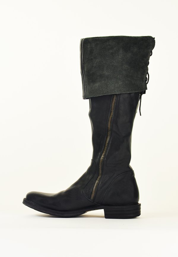 Fiorentini and Baker Tall Leather Boot in Black