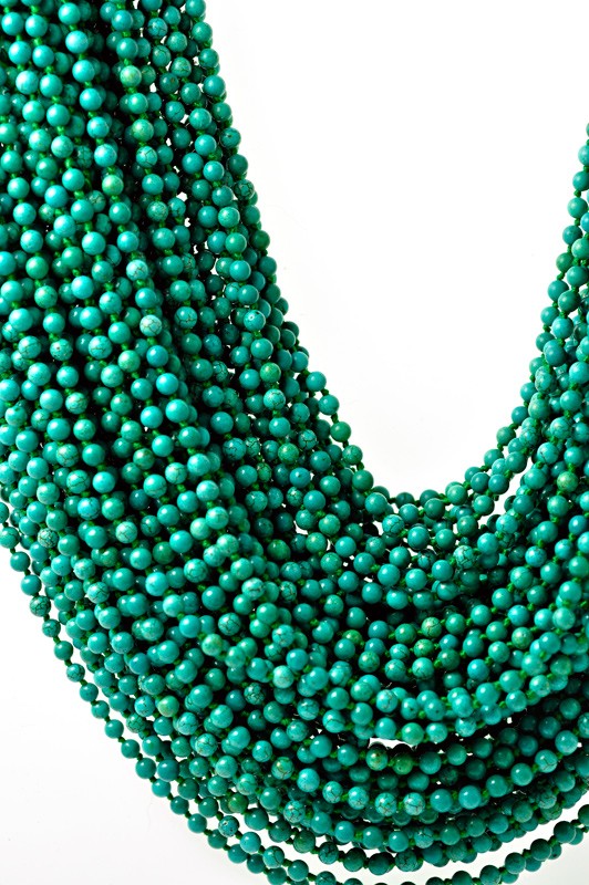Monies Turquoise Multi Strand Necklace