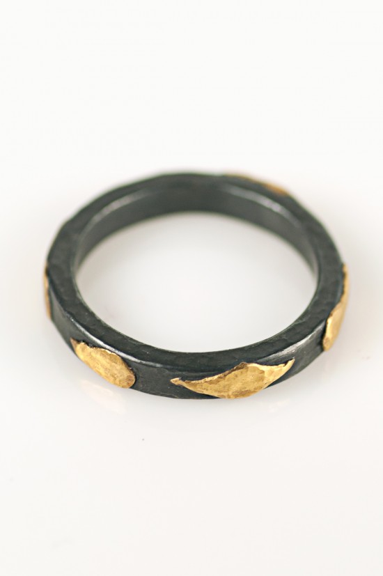 Yossi Harari Libra Ring with Gilded Gold