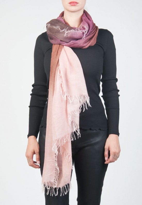 Faliero Sarti Zeus Scarf in Pink and Brown