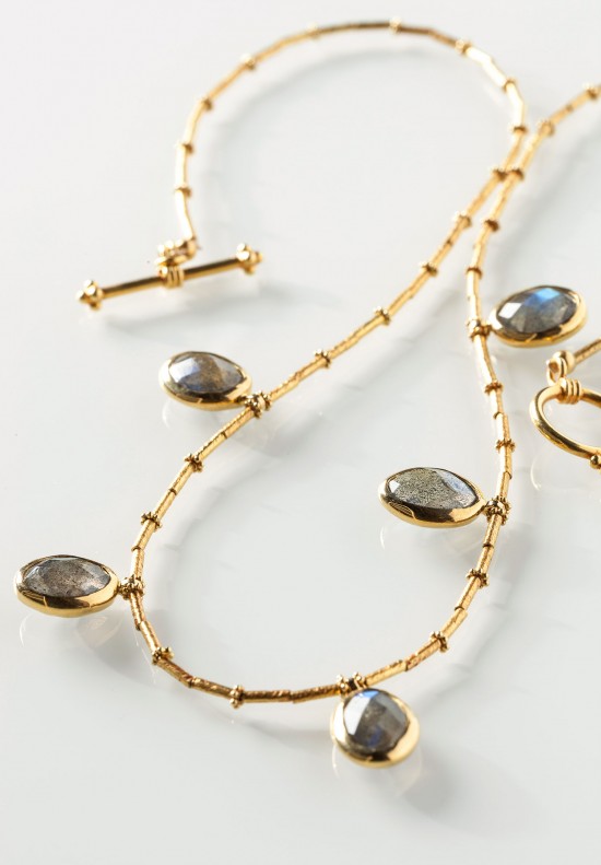 Greig Porter Labradorite & 18k Gold Necklace	
