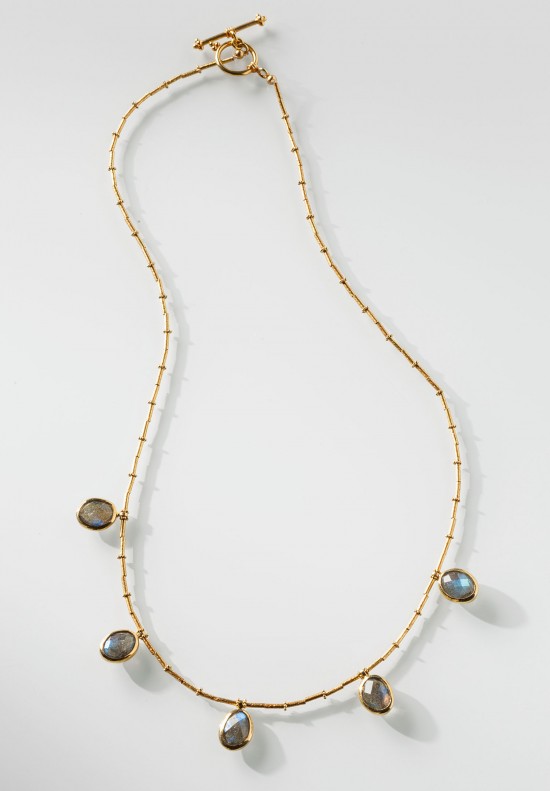 Greig Porter Labradorite & 18k Gold Necklace	