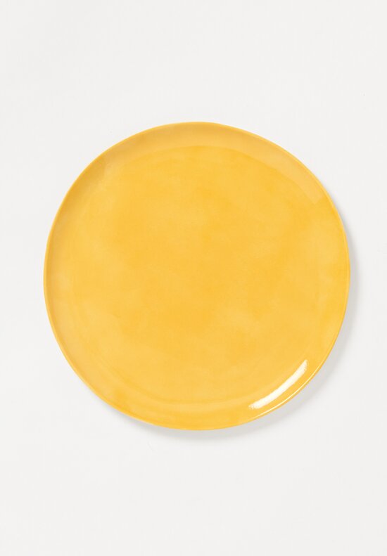 Bertozzi Solid Painted Dinner Plate in Giallo Yellow